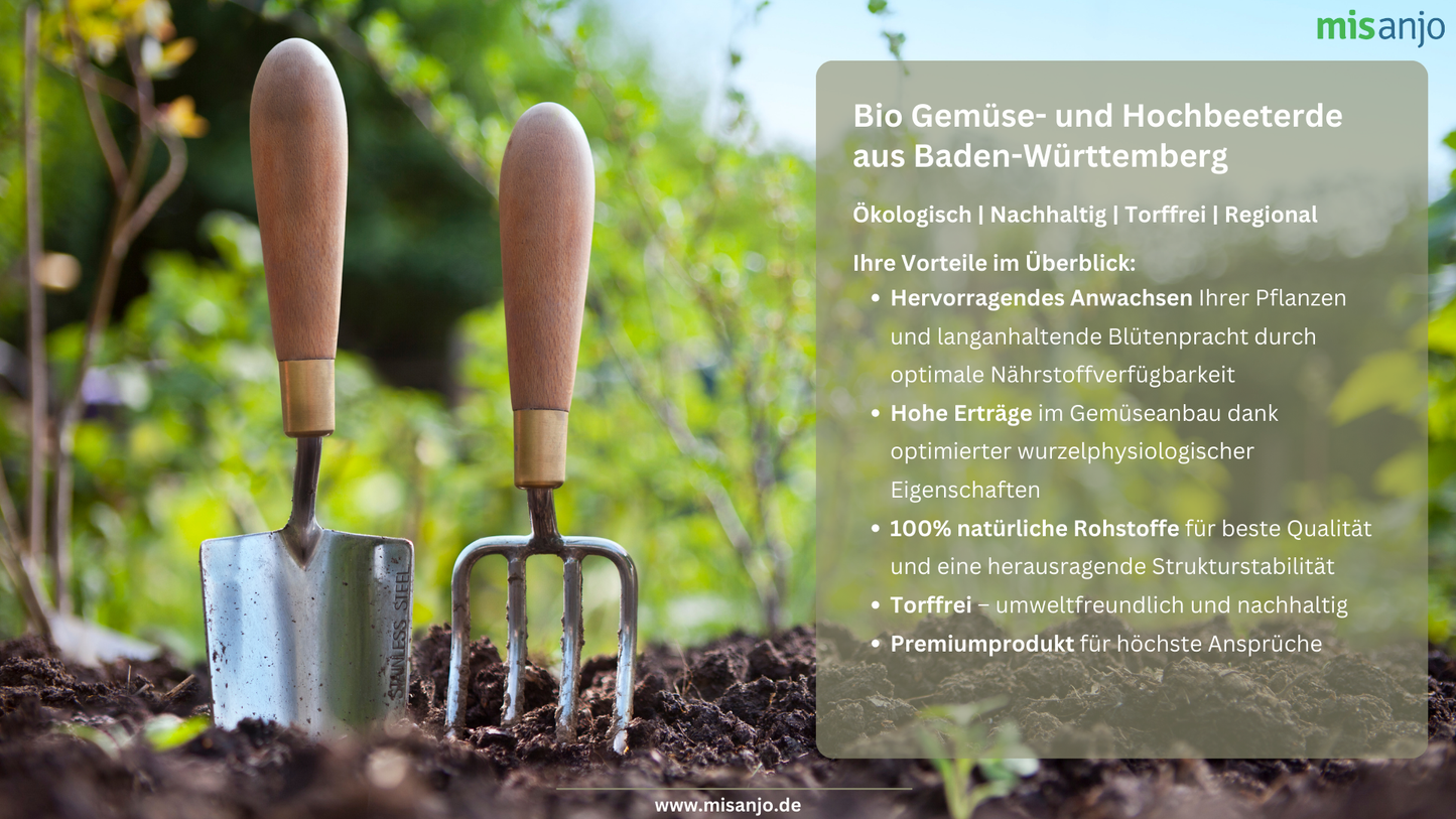 Bio Gemüse- & Hochbeeterde torffrei | ökologisch | nachhaltig |