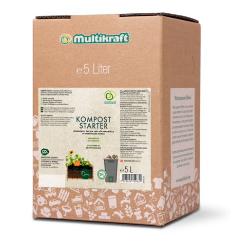 Kompost Starter - Verwandelt Garten- und Küchenabfälle in wertvollen Humus