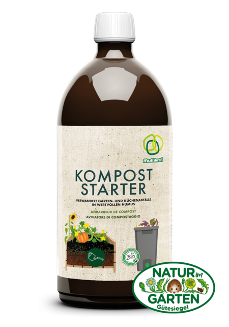 Kompost Starter - Verwandelt Garten- und Küchenabfälle in wertvollen Humus