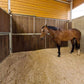 Miscanthus Tiereinstreu Häcksel in Pferdebox